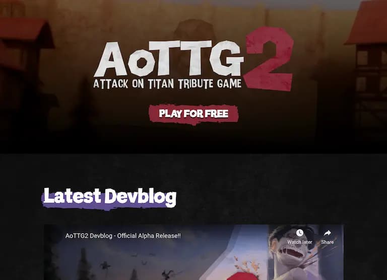 AoTTG 2 Website