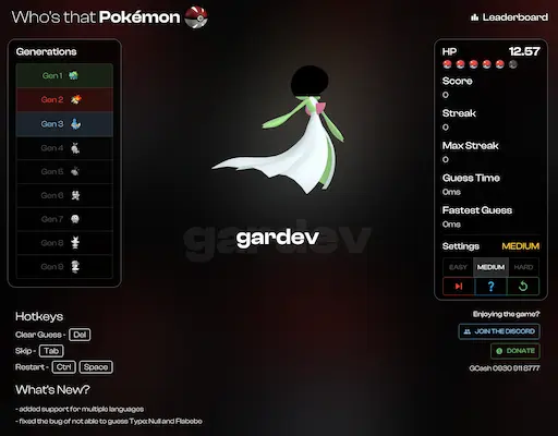 Who's That Pokémon?